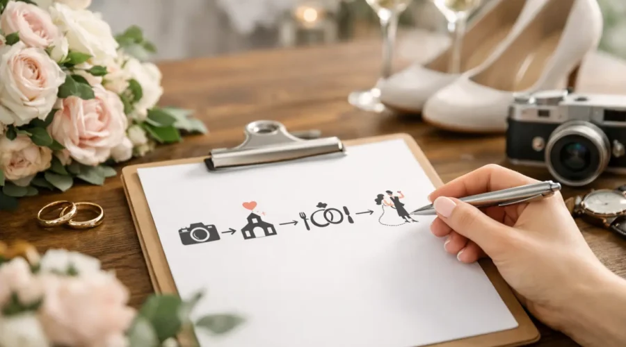 Hochzeitsablauf Zeitplan Vorlage für euch