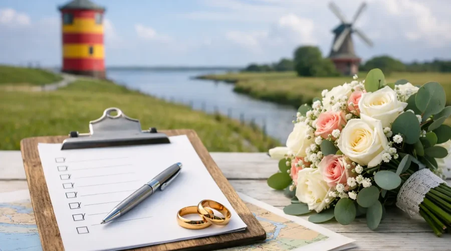 Hochzeitscheckliste für Ostfriesland erstellen